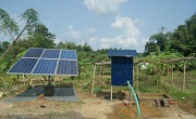 Installation of solar water pump for paddy field during dry seasons